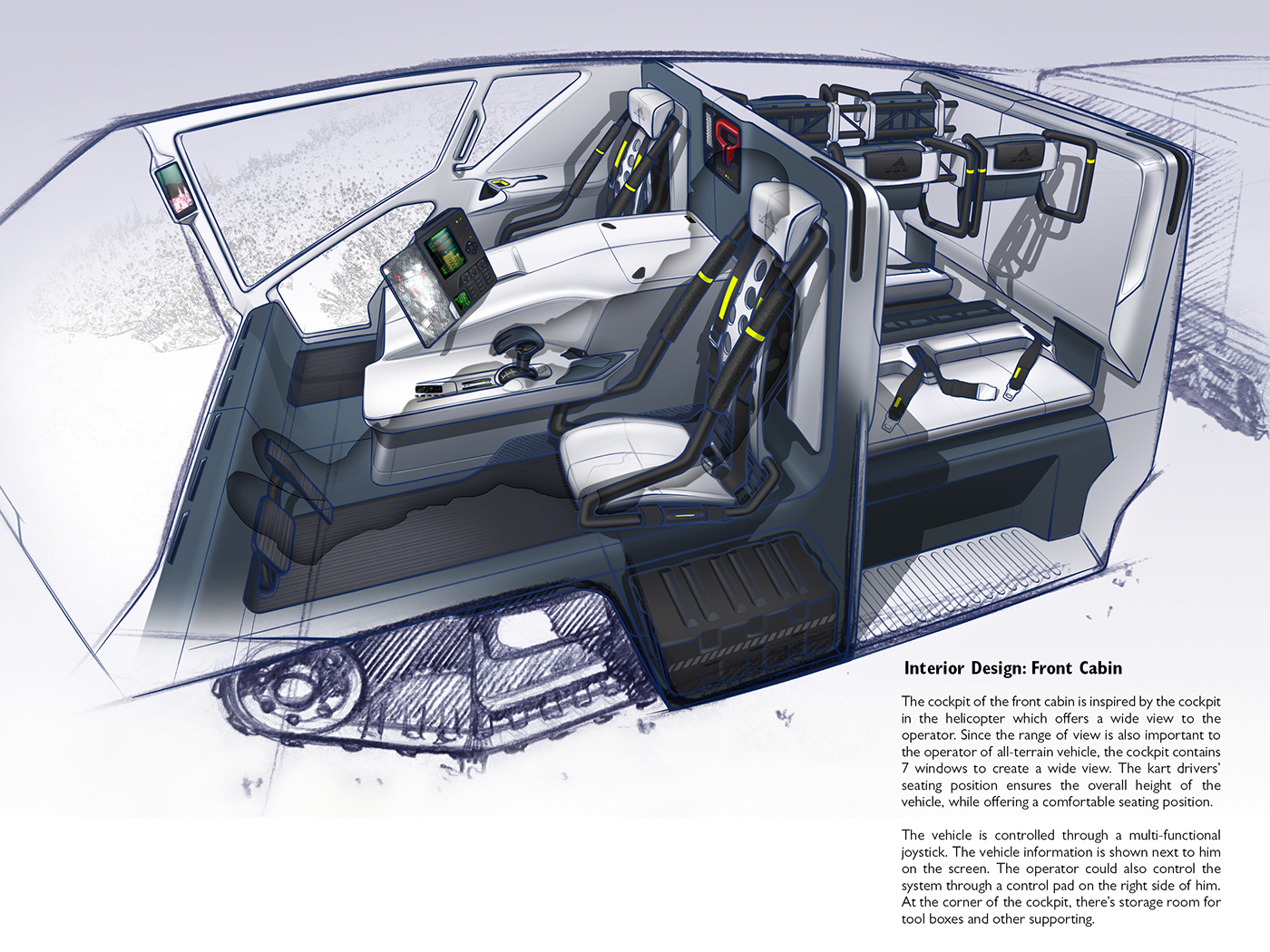 tetris，conceptual design，transport，manned，industrial design，army，